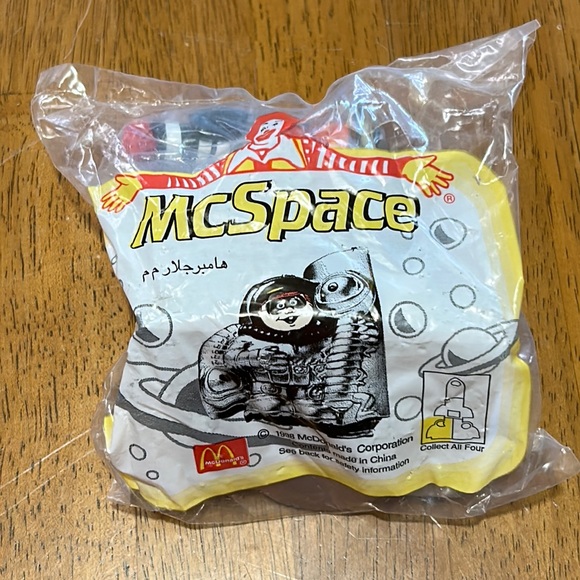 MCDONALDS MCSPACE HAPPY MEAL TOY HAMBURGLAR ALIEN FRIENDS 1998 VTG Space SEALED - Picture 1 of 2